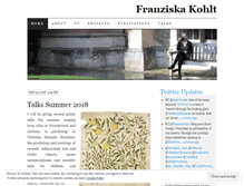 Tablet Screenshot of franziskakohlt.com